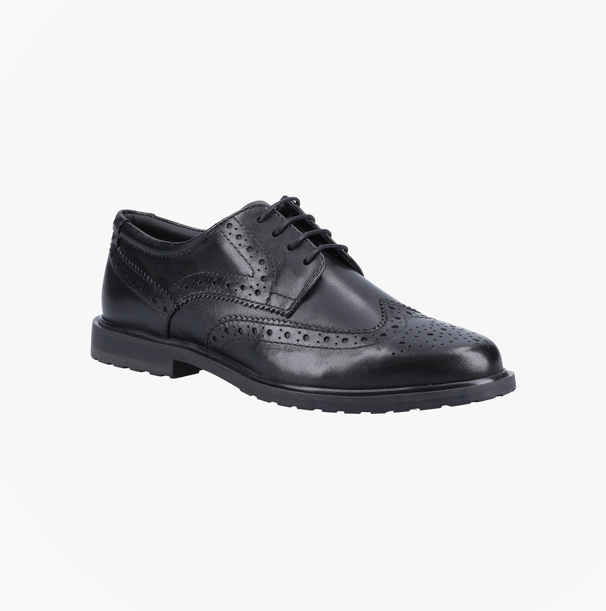 Hush Puppies Girls Black Leather Brogue School Shoes Kada Smart Formal UK 13 - 5 Hush Puppies Girls Black Leather Brogue School Shoes Kada Smart Formal UK 13 - 5