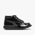 Kickers KICK HI Kids Patent Leather Boots Black