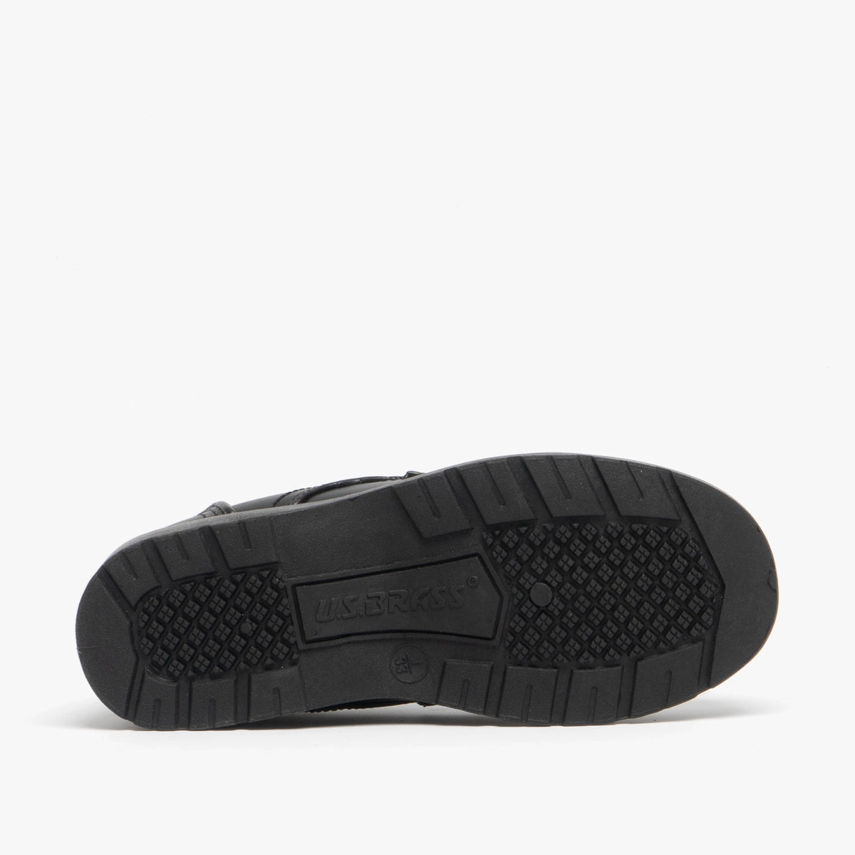 US Brass STUBBY Boys Lace-Up Casual Shoes Black