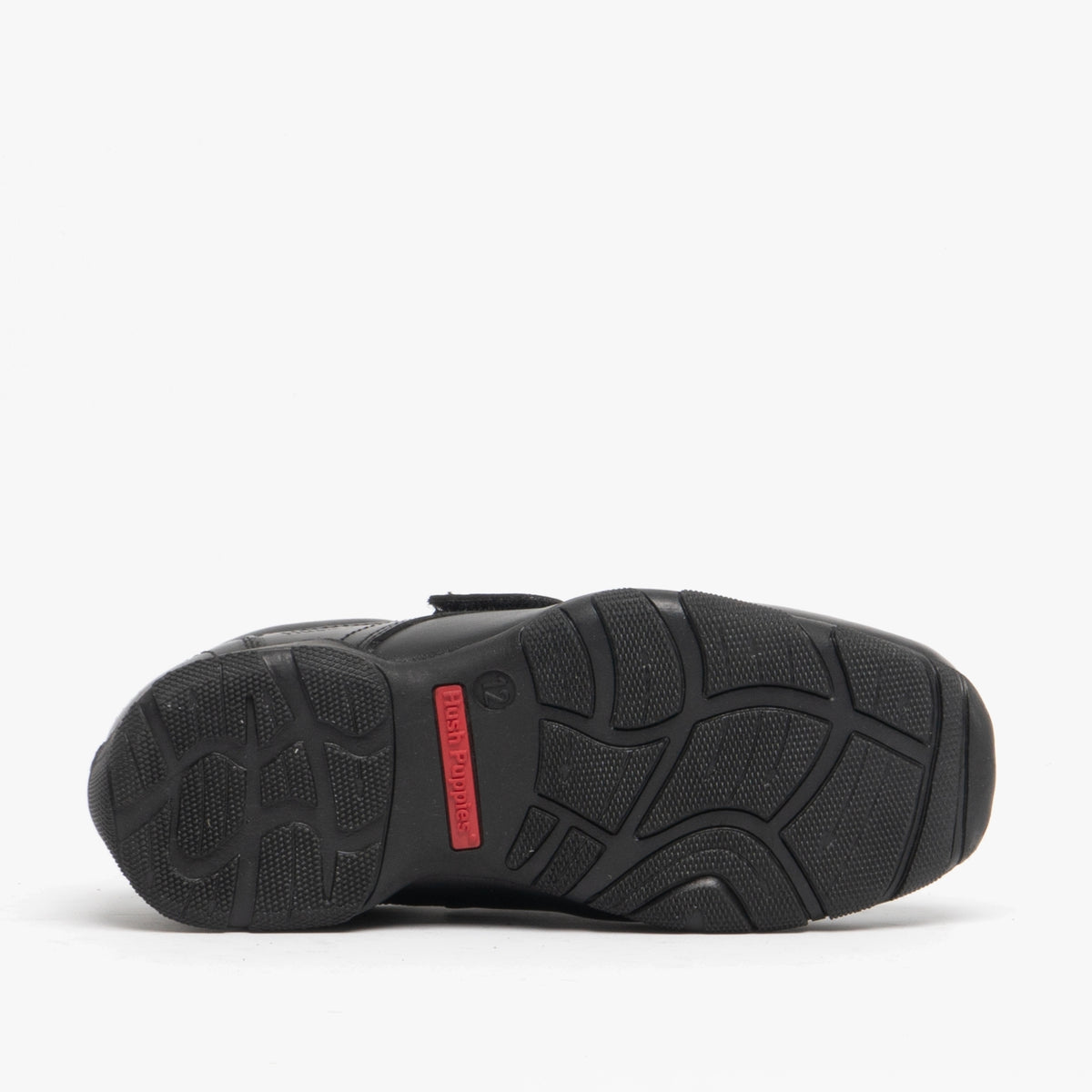Hush Puppies FREDDY 2 Boys Leather School Shoes Black