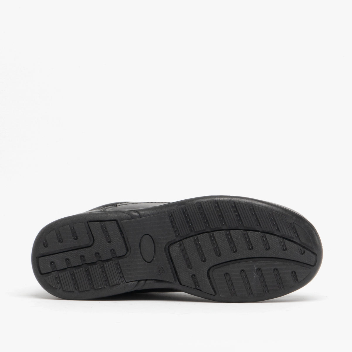Mirak ADAM Boys Leather School Shoes Black