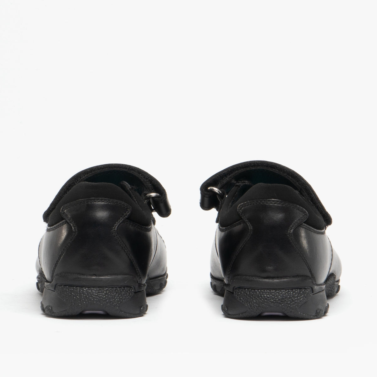 Hush Puppies CLARE Girls Leather School Shoes Black