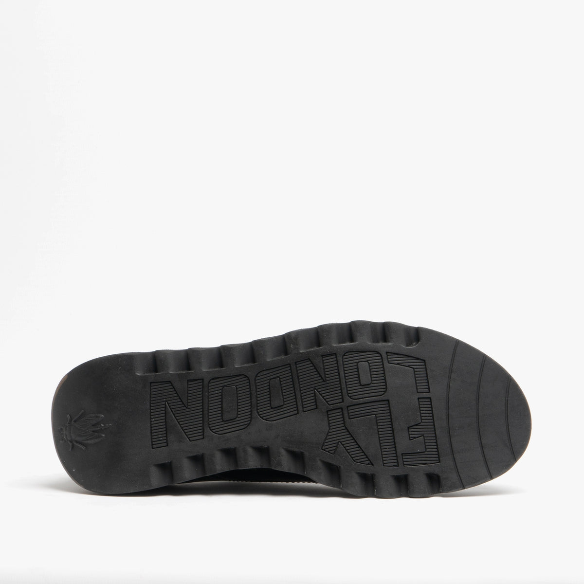 Fly London SIMB K Girls Leather Lace Derby Shoes Black