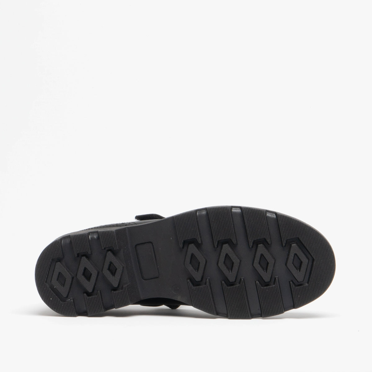 Roamers SABINA Girls Leather Touch Fasten Mary Jane Shoes Black