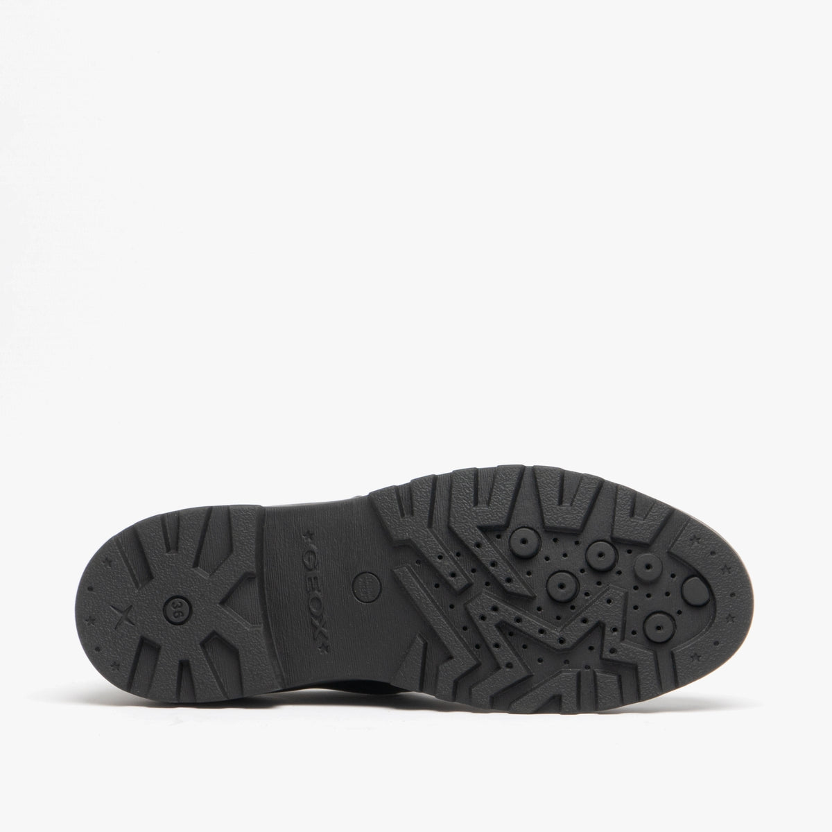 GEOX CASEY Girls School Shoes Patent Black