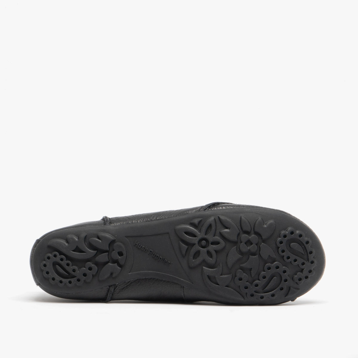 Hush Puppies JANESSA Womens Leather Casual Shoes Black