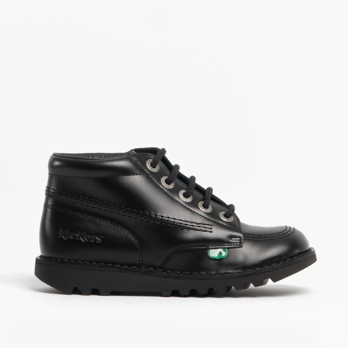 Kickers KICK HI Kids Leather Boots Black