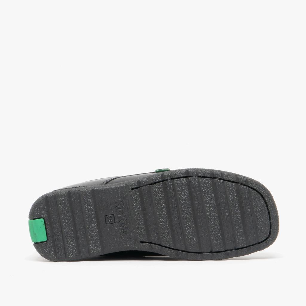 Kickers 114237 FRAGMA LACE 4 EYE Boys School Shoes Black