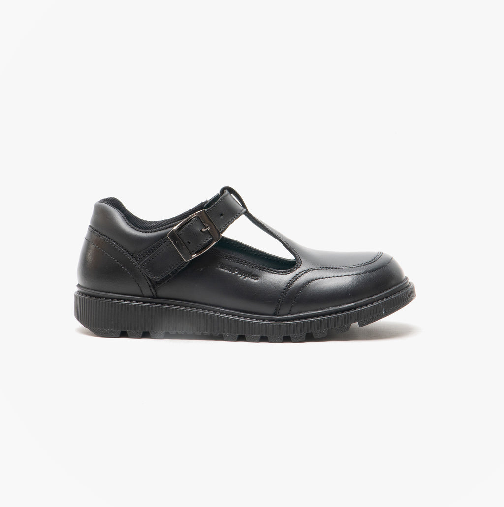 Hush Puppies KERRY Girls School Shoes Black