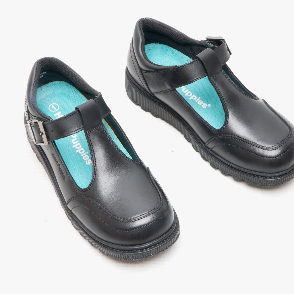 Hush Puppies KERRY Girls School Shoes Black