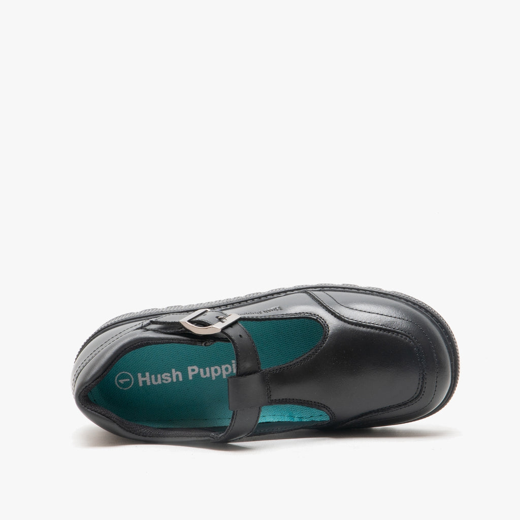 Hush Puppies KERRY Girls School Shoes Black