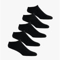 Jack & Jones BASIC MULTI SHORT Mens Cotton Mix 5 Pack Socks Black