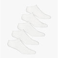Jack & Jones BASIC MULTI SHORT Mens Cotton Mix 5 Pack Socks White