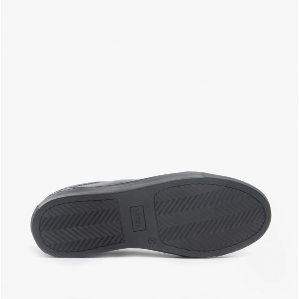 Hush Puppies SAM Boys Leather School Shoes Black