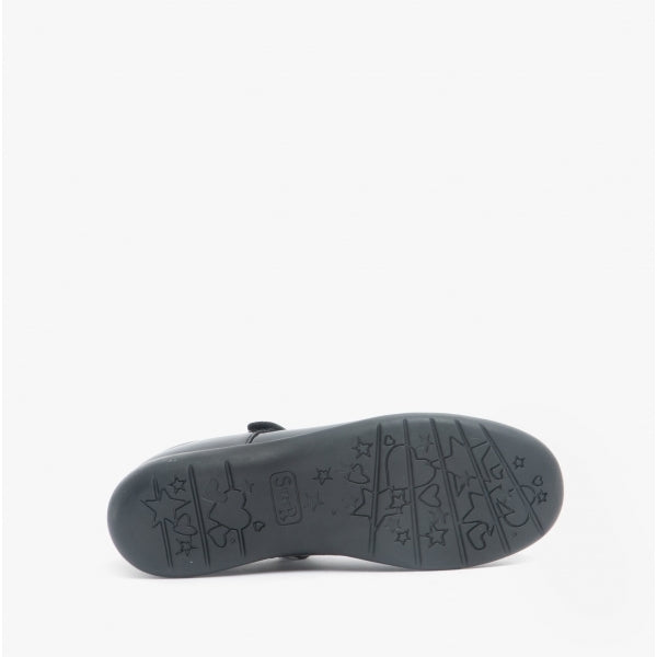 Start-Rite WISH Girls Leather Mary Jane School Shoes Patent Black