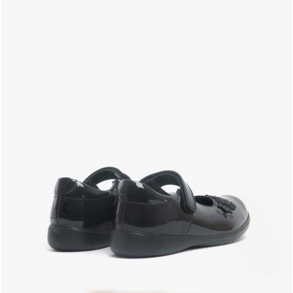 Start-Rite WISH Girls Leather Mary Jane School Shoes Patent Black