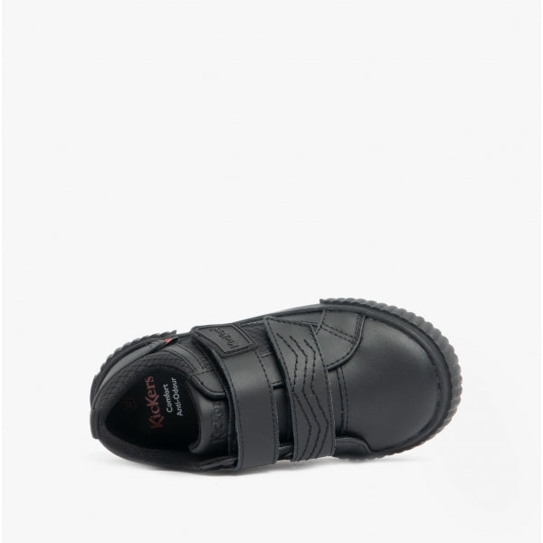 Kickers 116244 TOVNI TWIN FLEX Boys School Shoes Black