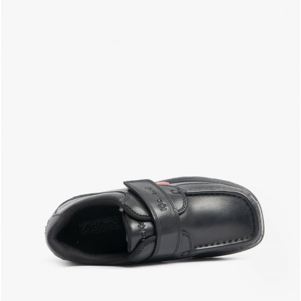 Kickers 114862 FRAGMA STRAP Boys School Shoes Black