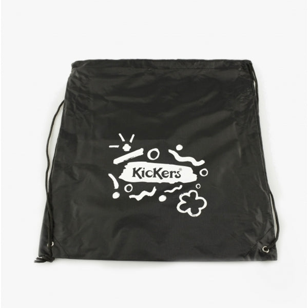 Kickers Kids Drawstring School PE Bag Black