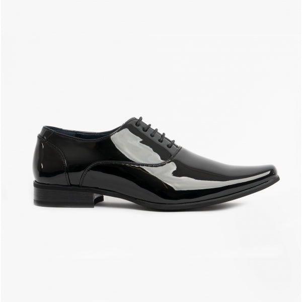 Goor GABRIEL Mens Oxford Dress Shoes Black Patent