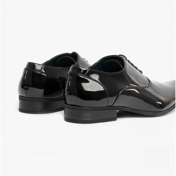 Goor GABRIEL Mens Oxford Dress Shoes Black Patent