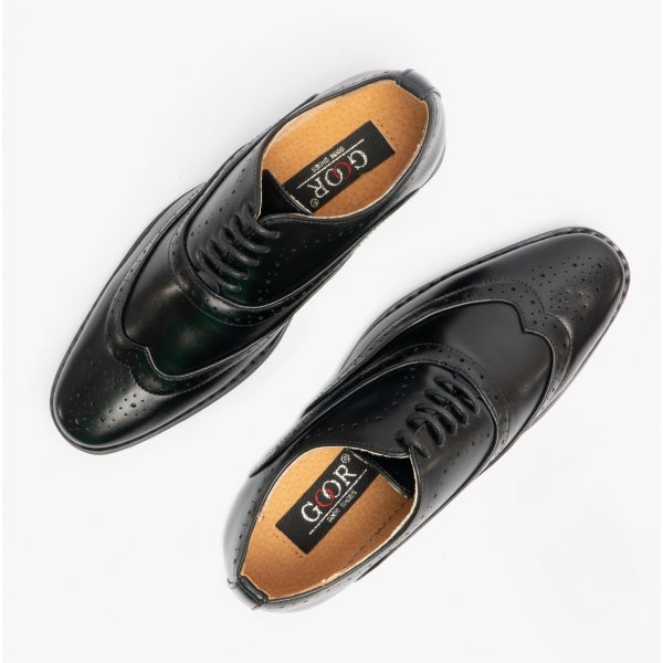 Goor GEORGE JNR Boys Oxford Brogues Black
