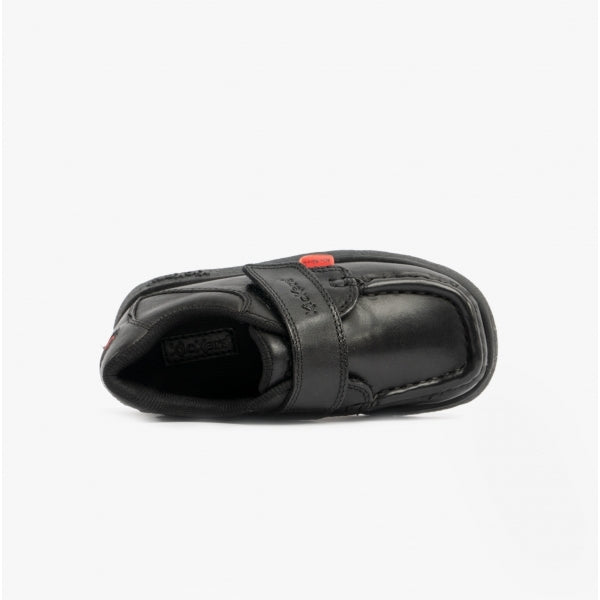 Kickers 114248 FRAGMA STRAP Boys School Shoes Black