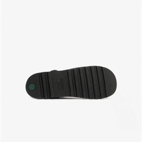 Kickers KICK T BAR PATENT Girls Leather Shoes Black