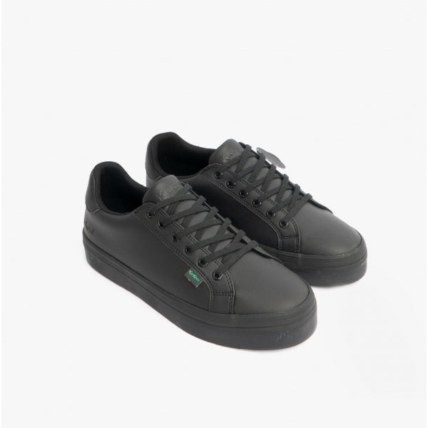 Kickers TOVNI STACK VEGAN Womens Vegan Trainers Black