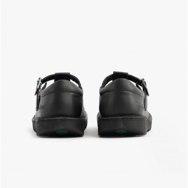 Kickers KICK T BAR VEGAN JNR Girls Mary Jane Shoes Black