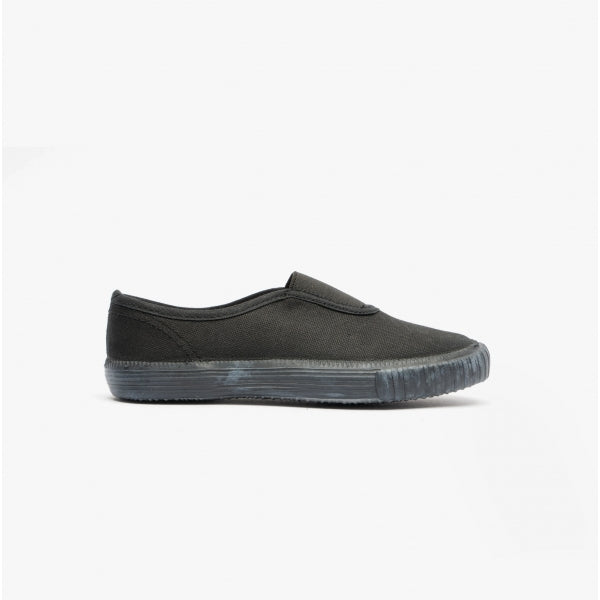 DEK ASH Junior Unisex Single Gusset Plimsolls Black
