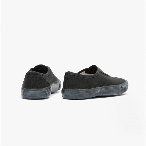 DEK ASH Junior Unisex Single Gusset Plimsolls Black