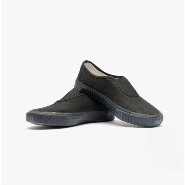 DEK ASH Junior Unisex Single Gusset Plimsolls Black