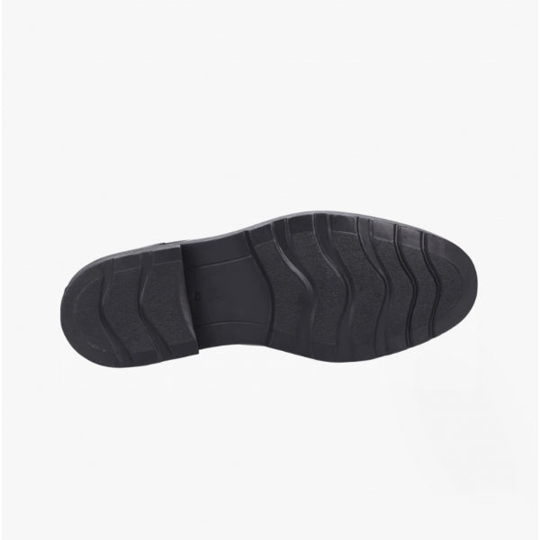Hush Puppies PEARCE Mens Leather Shoes Black