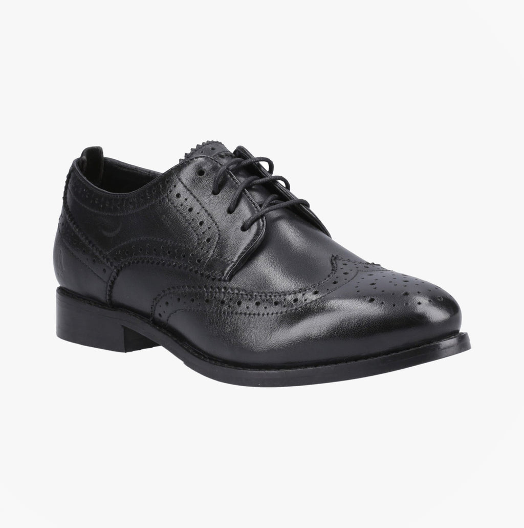 Hush Puppies NATALIA Womens Brogue Shoes Black
