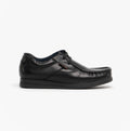 Base London EVENT Mens Leather Moccasin Shoes Black