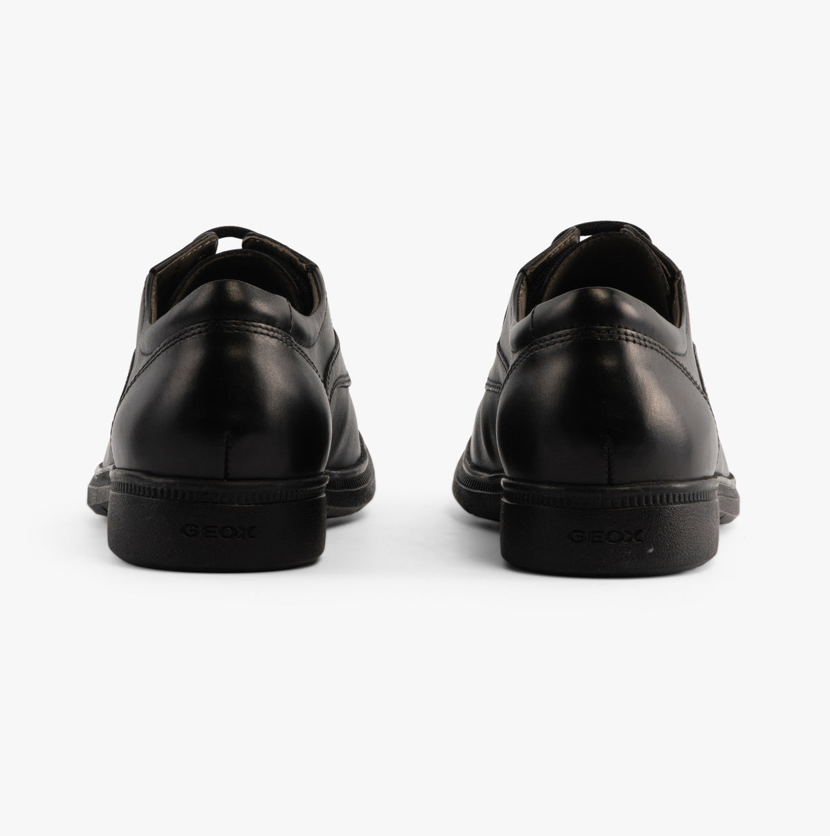 GEOX FEDERICO C Boys Leather School Shoes Black