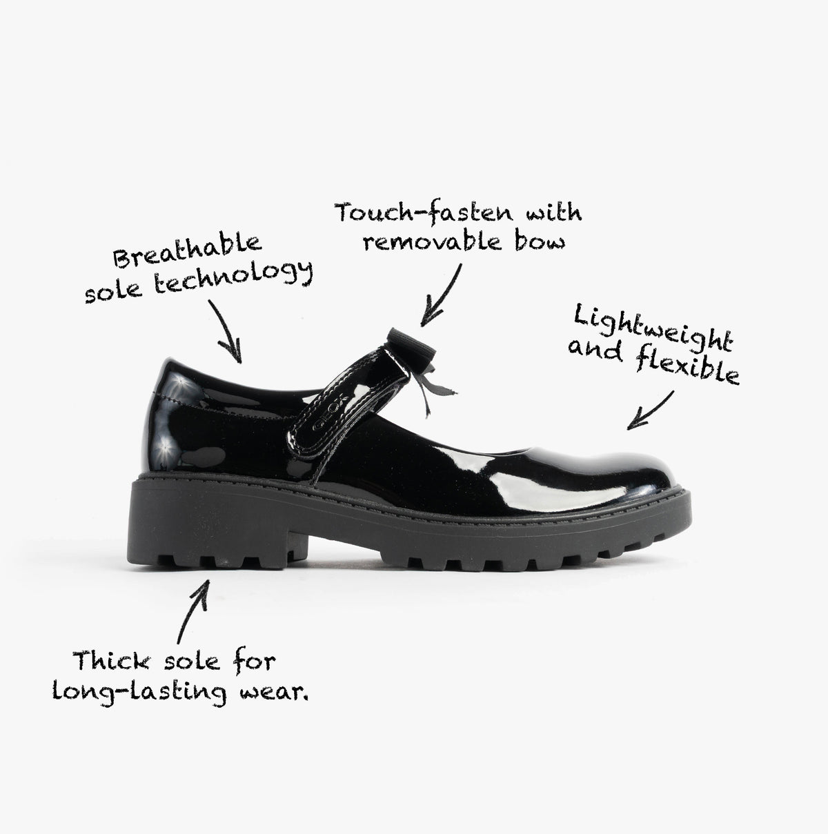 GEOX J CASEY GIRL Girls Black