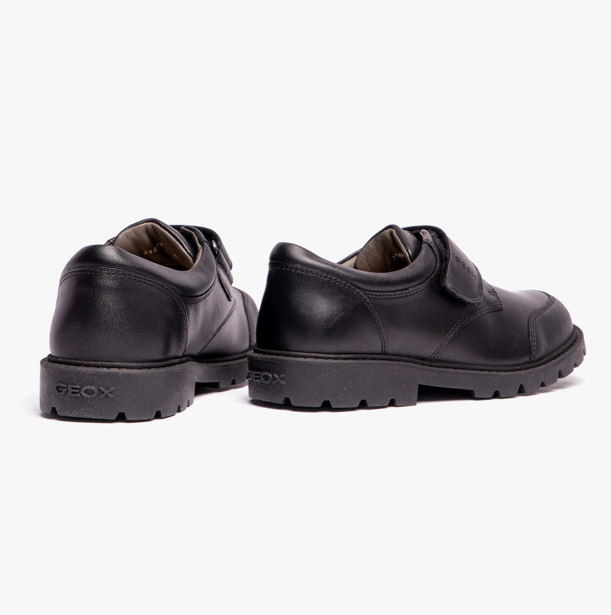 GEOX J SHAYLAX BOY Boys Formal School Shoes Black