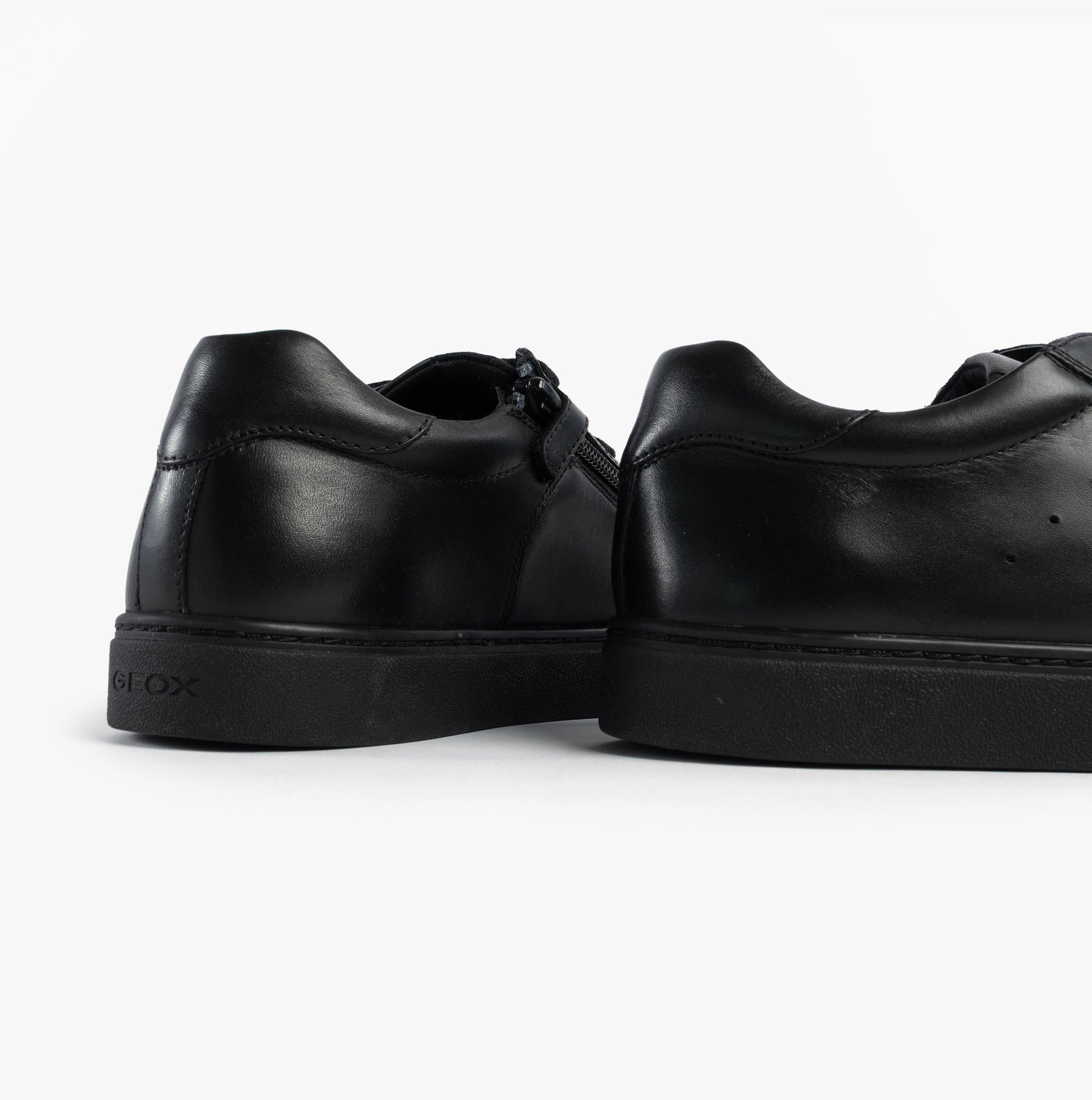 GEOX J NASHIK Lace Up Kids Shoes Black