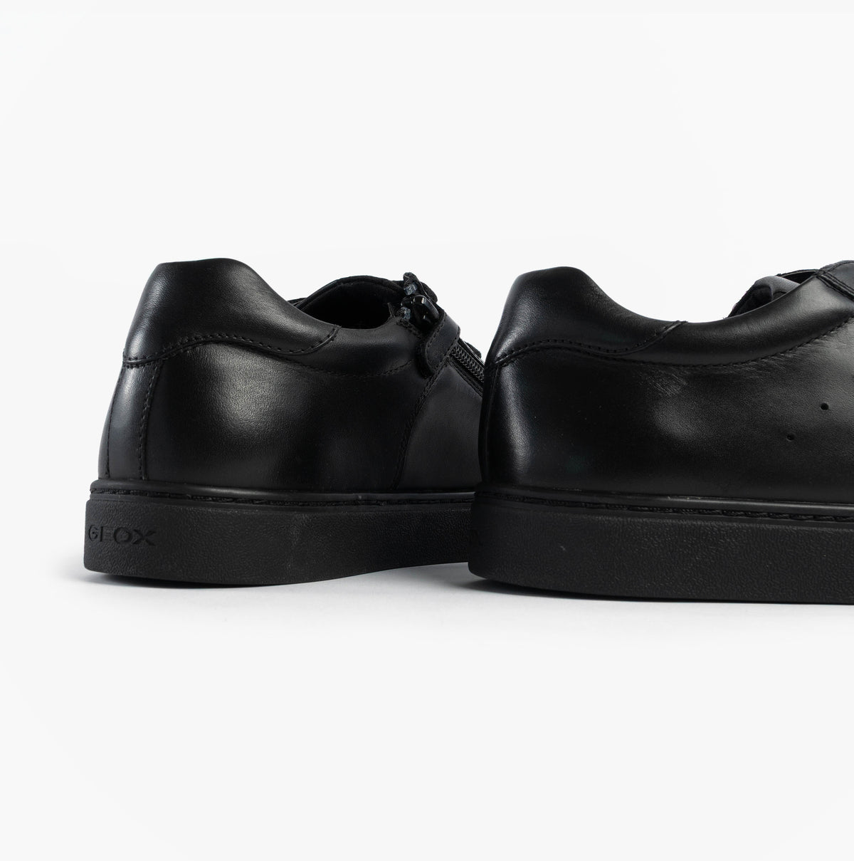GEOX J NASHIK Lace Up Kids Shoes Black