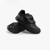 GEOX J RANN-E BOY Unisex Kids Touch Fasten Trainers Black