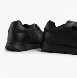 GEOX J RANN-E BOY Unisex Kids Touch Fasten Trainers Black