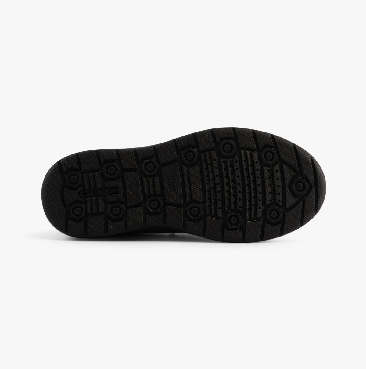 GEOX J RIDDOCK BOY Kids Leather Shoes Black