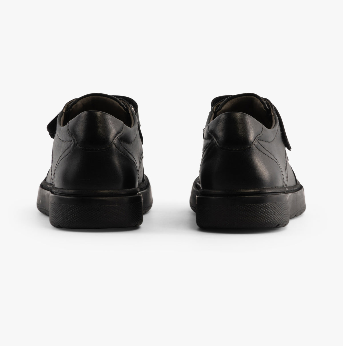 GEOX J RIDDOCK BOY Kids Leather Shoes Black