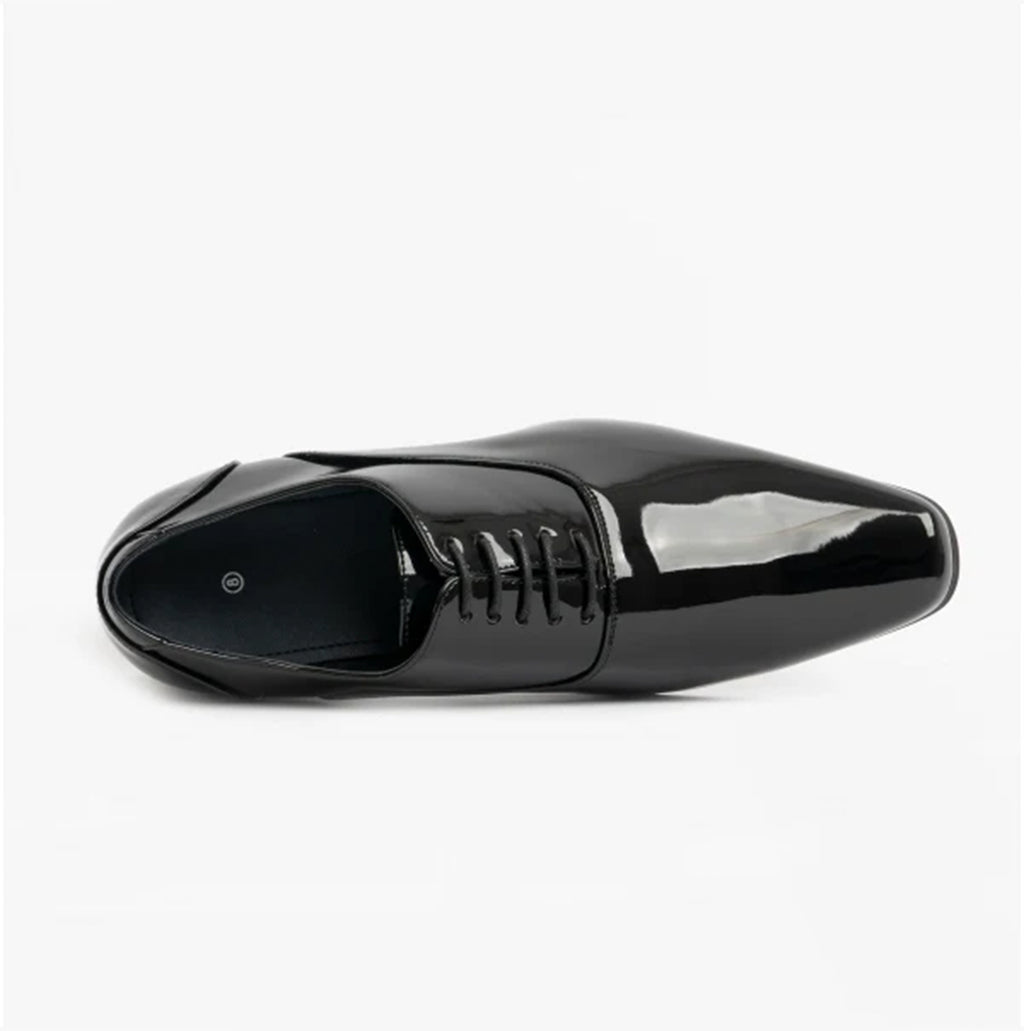 Goor GABRIEL Mens Oxford Dress Shoes Black Patent