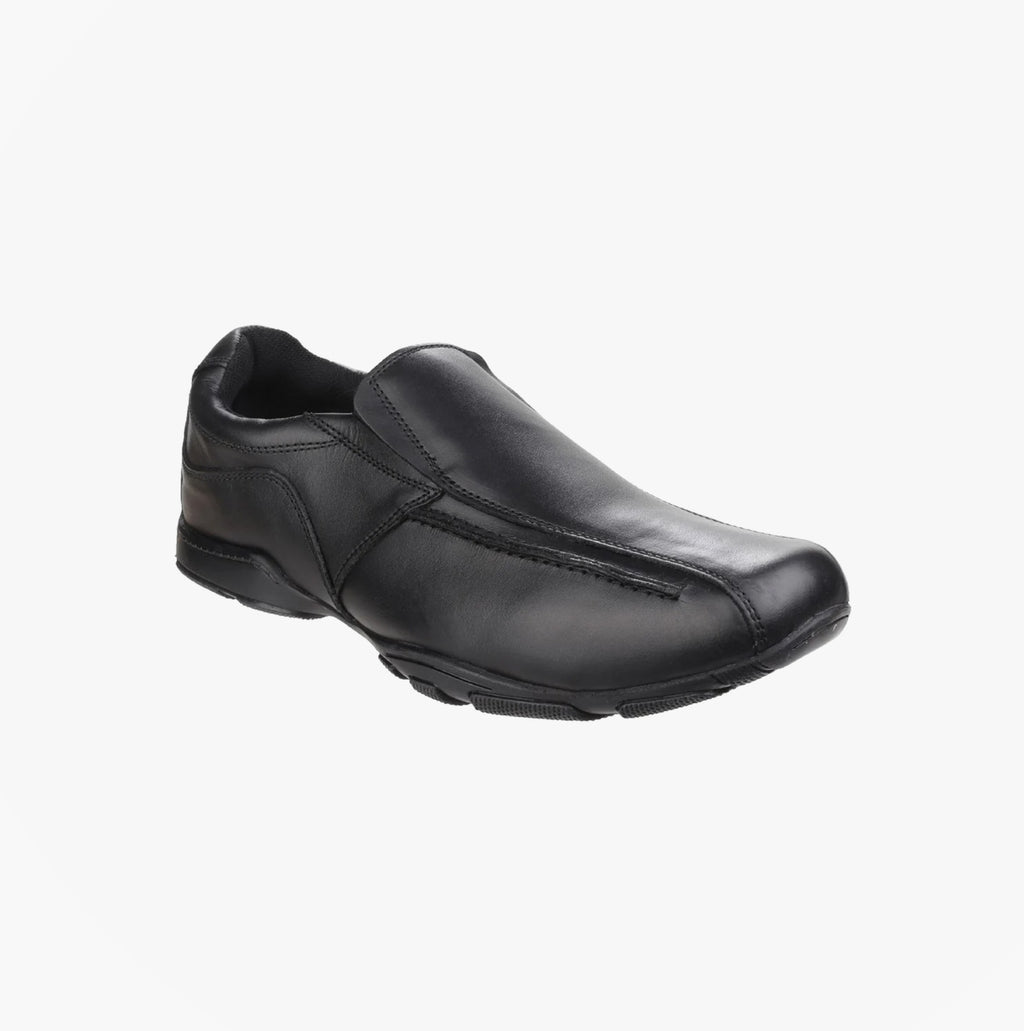 Hush Puppies BESPOKE SENIOR Boys Shoes Black