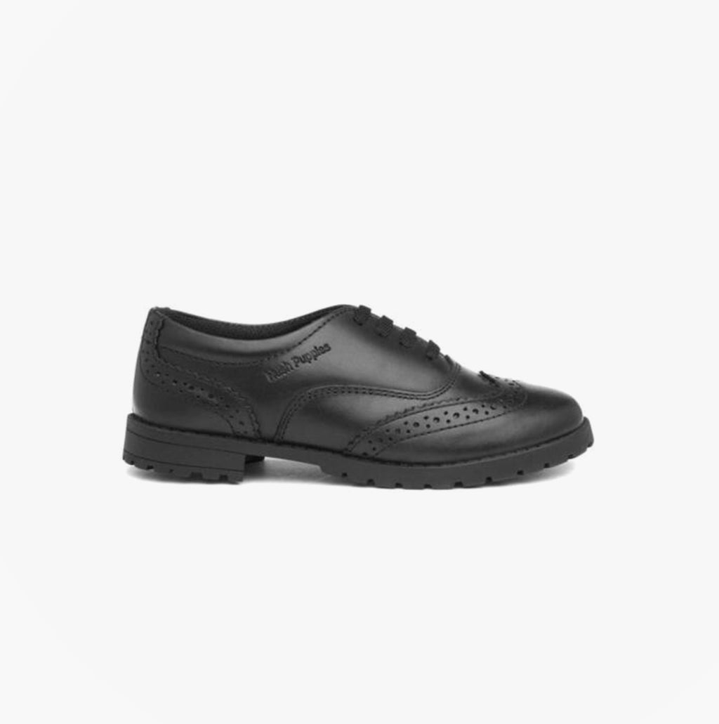 Hush Puppies EADIE JUNIOR Girls Leather Oxford School Shoes