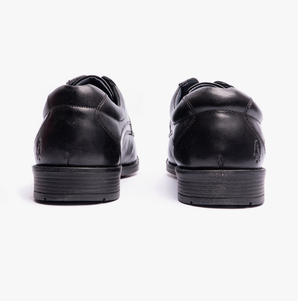Hush Puppies BRANDON Mens Leather Formal Shoes Black