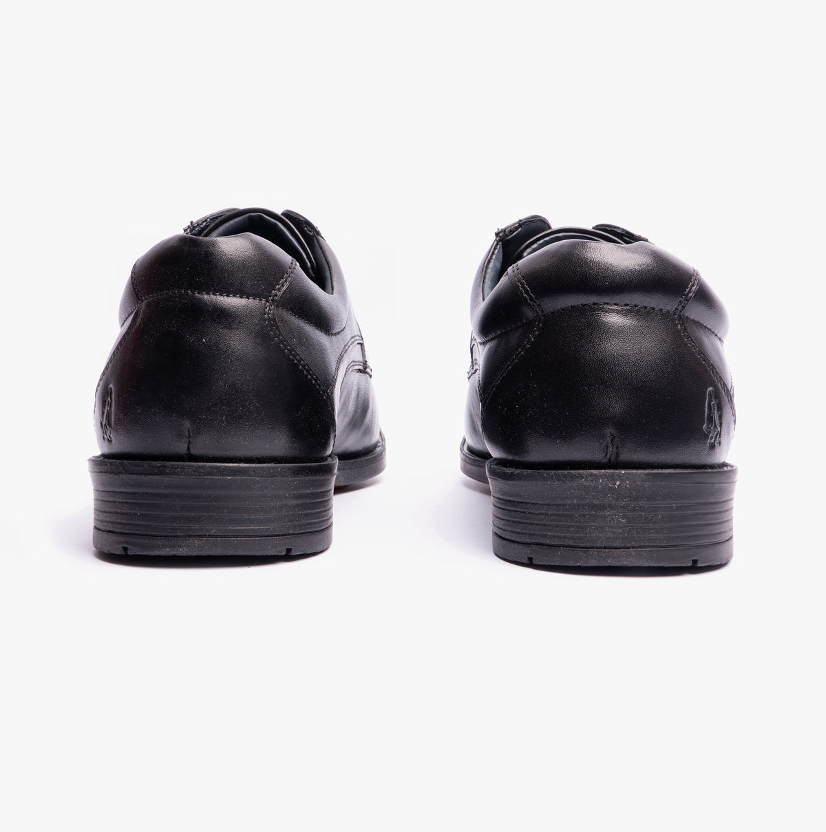 Hush Puppies BRANDON Mens Leather Formal Shoes Black